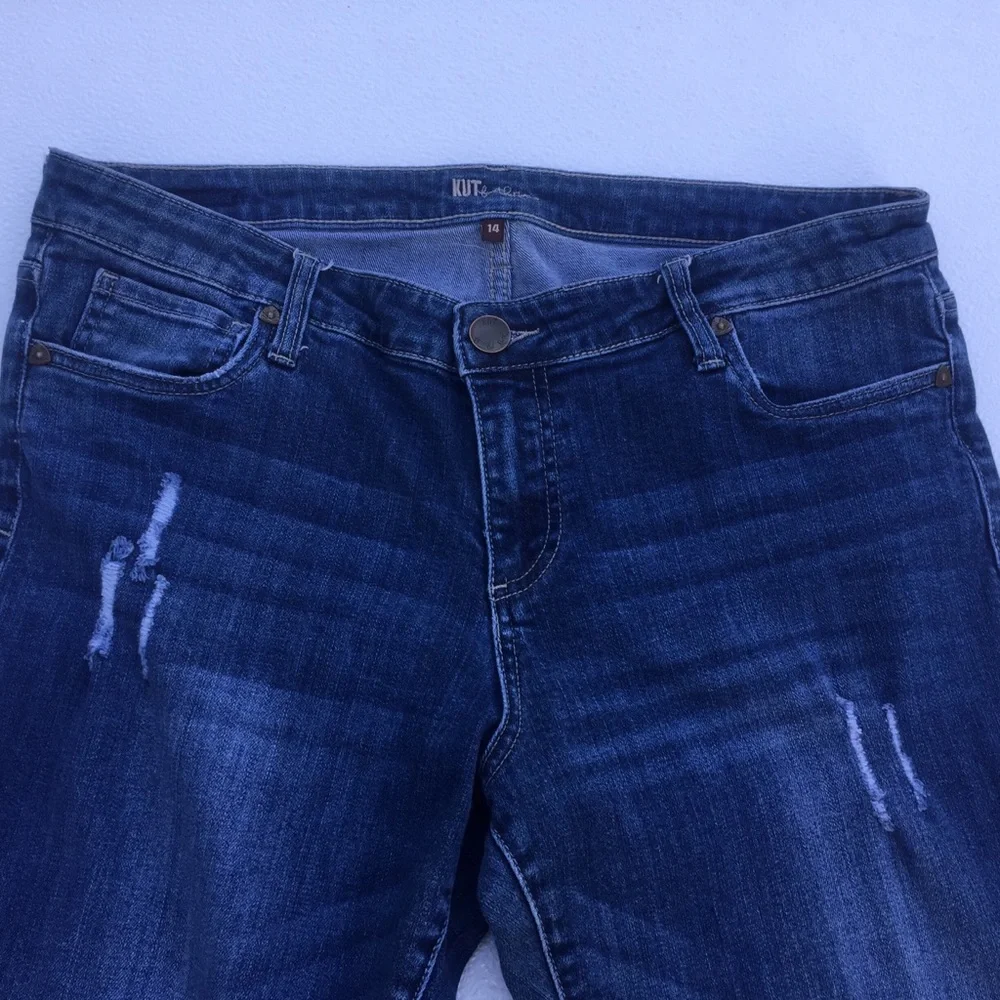Kut from the Kloth Blue Ankle Jeans - Picture 7 of 15